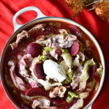 【おかず】豚こま❤レタス❤ボルシチ【#お手軽食材  #シチュー #世界ごはん 】