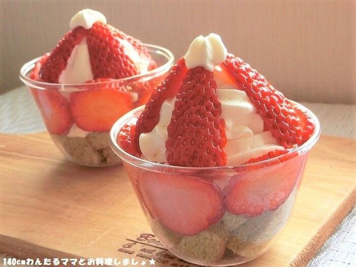 簡単★イチゴパフェ