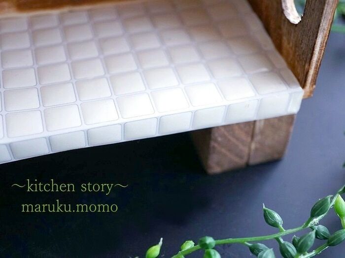 タイル部分アップ。