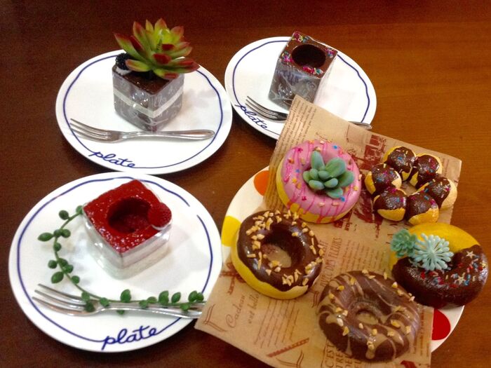 おまけでガトーショコラやショートケーキタイプも作ってみました♪