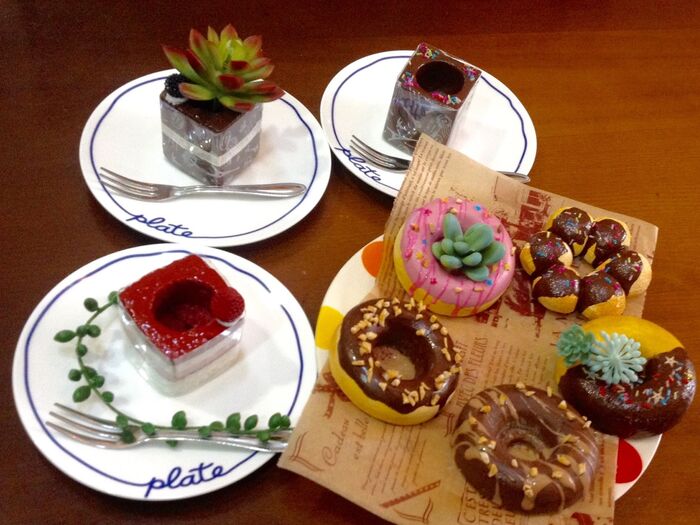 ホームセンターのインスタントセメントでモルタルデコスイーツ鉢diy!