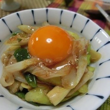 3分おつまみ☆ 長ねぎのユッケ風