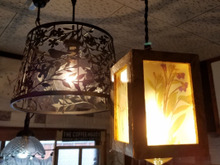 100均フレームでノスタルジックな照明カバーをDIY