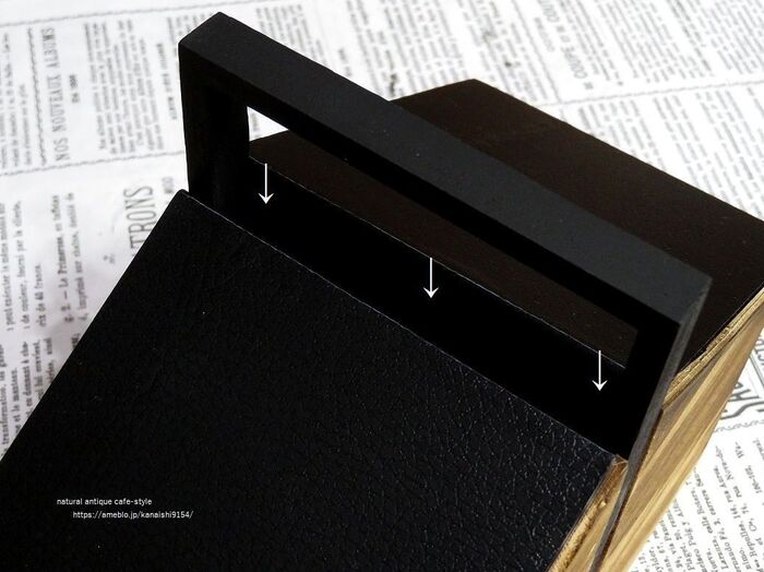 フォトフレームをハンドルにする