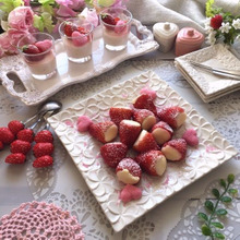 春の香り~いちごとホワイトチョコヨーグルトのムース