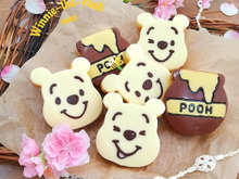 DAISOシリコン型でプーさんのチョコマドレーヌ