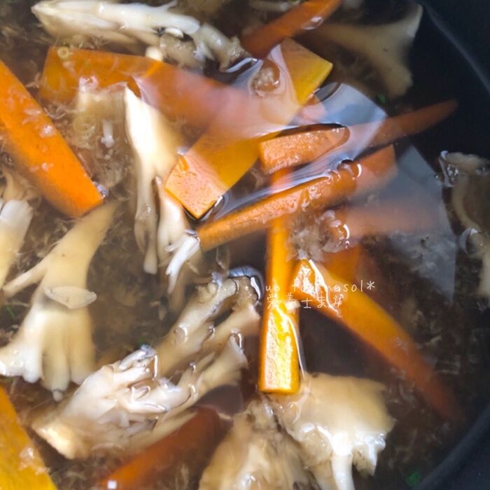 ④ごぼうが食べやすいか確認して!