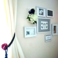 100均フォトフレームで思い出グッズを見せる収納