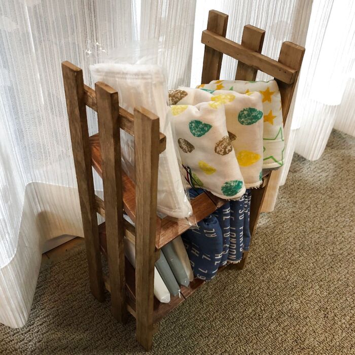 DIY》初心者welcome♡100均のみ!すのこ×写真立てでミニ棚を作りました