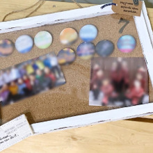 100均で缶バッジをかっこよく飾ろう