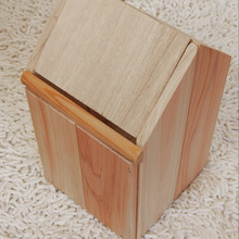 プラスチックのゴミ箱を「木」で作ってみました!