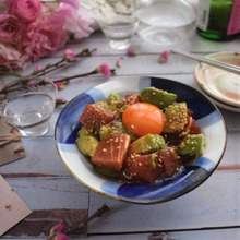 冷酒と合わせる~マグロとアボカドのユッケ仕立て❤