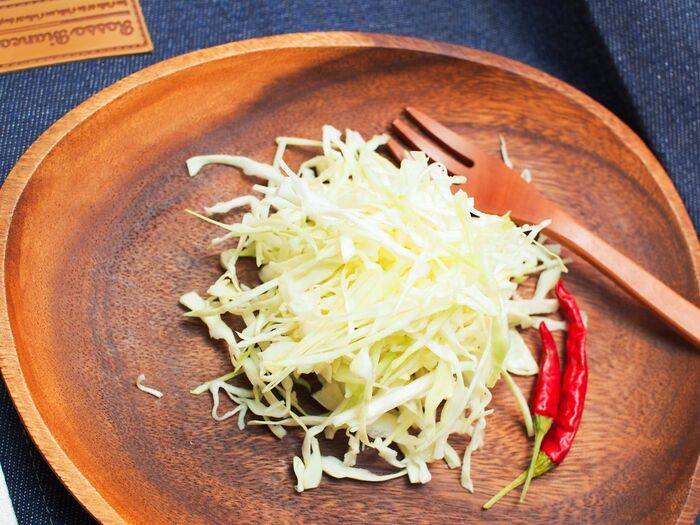 「混ぜるだけ3分」ザワークラウト風キャベツのレシピ