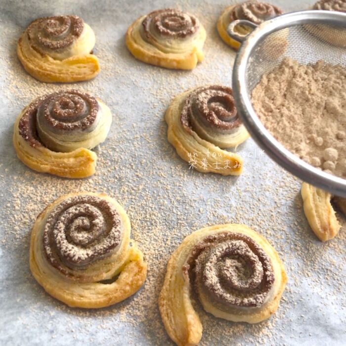 ④熱いうちにふりかけて!