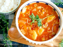 これは癖になる~~♪1年中食べられるお気に入りの『トマトの和風シチュー』