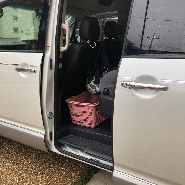 マイバスケットの定位置を決めました