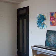 子どもが持ち帰った作品で「一日1つだけの展覧会♡」