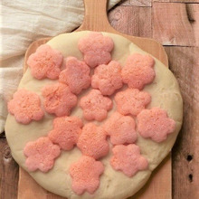 HB★春満開~桜のメロンパンピザ