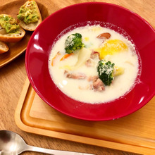 【乳アレルギーでも大丈夫!】野菜たっぷり豆乳シチュー