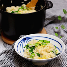 菜の花と生姜の炊き込みご飯。