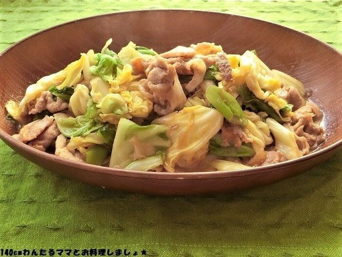 豚肉とキャベツの甘味噌炒め