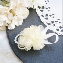 発表会や入学・卒業式にも使える♪リボンやレースで作るお花のアクセサリー