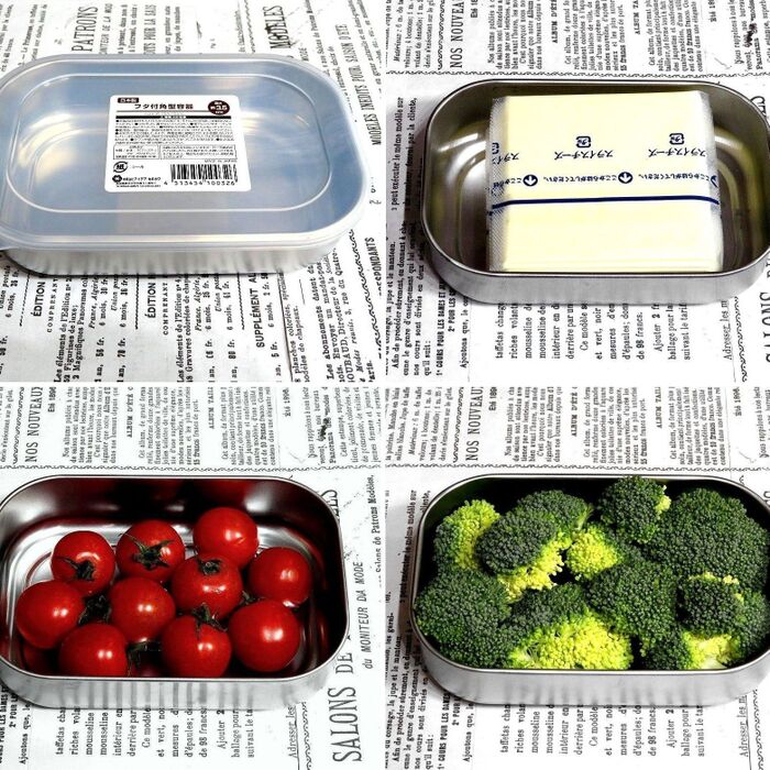 セリアのステンレス容器に入れた物