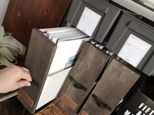 生活感を隠そう!100均を使ってファイルボックスに一工夫