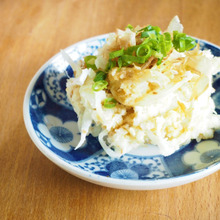 材料はうちにあったもの。和ポテトサラダ