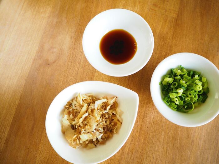 3つの和の食材です。