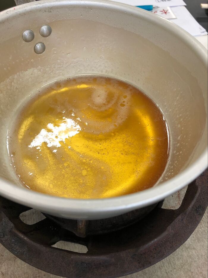 本みりんは煮詰めるとシロップになります。