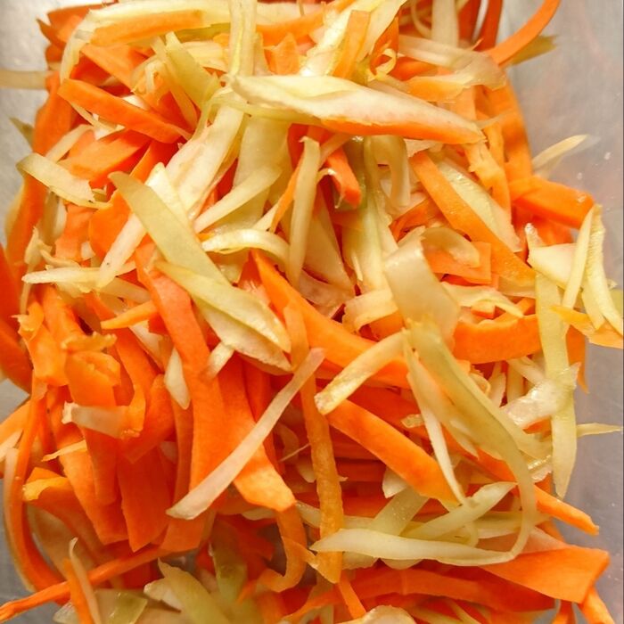 捨てる野菜のきんぴら