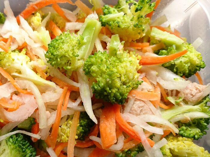 野菜のシーチキン和え