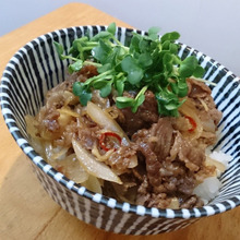 一手間かけて*カラメル牛めし