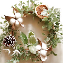 【100均材料で作る】玄関に緑を?リース