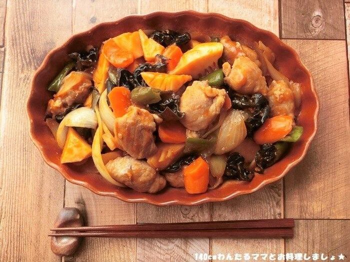 我が家の豚こま酢豚