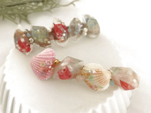 100均材料で★フラワー入りレジンバレッタ