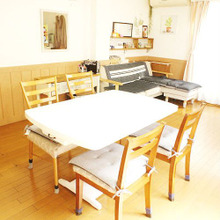 春夏インテリア★ニトリのネイビーストライプでちょっとシックに