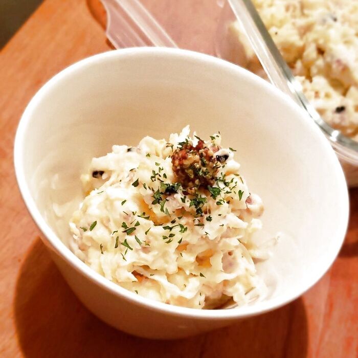 DAISOのアレで一発で味が決まる!新春じゃがいもの春のポテサラ