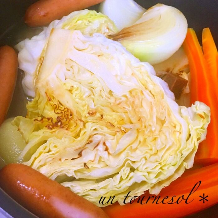 ④コトコト柔らかくなるまで煮込んで!