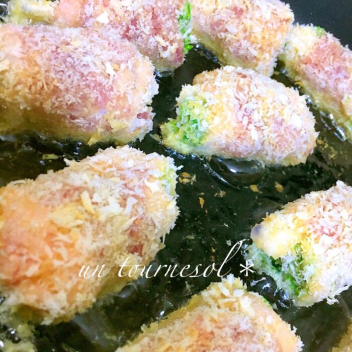 ⑤ひっくり返しながら、揚げ焼きに!