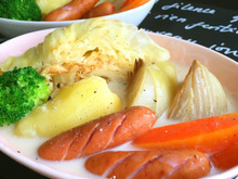 【美肌効果に♪】ひと手間プラスした!焼き野菜の豆乳ポトフ