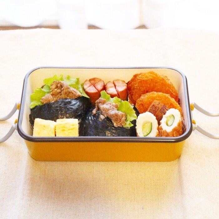 ぱっかん肉おにぎり