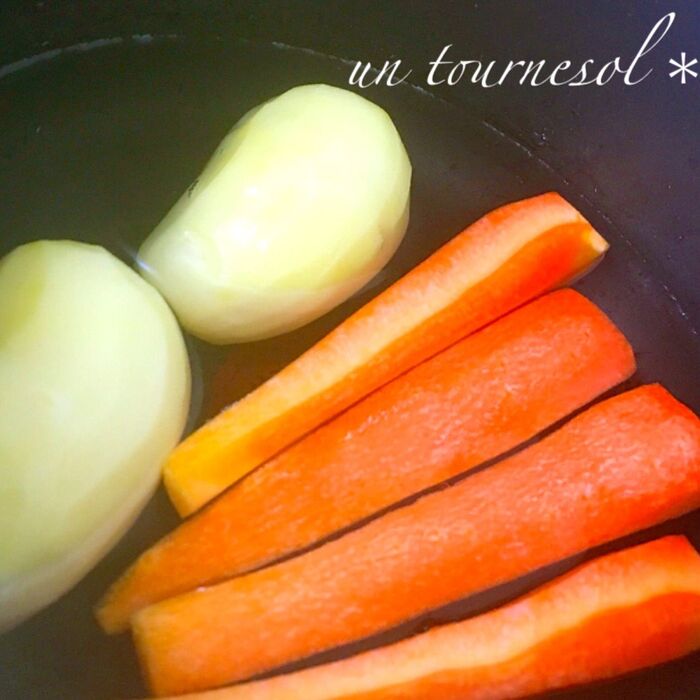 ③火が入りにくい野菜から☆