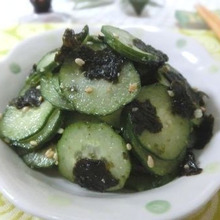 3分ヤミツキおつまみ☆ きゅうりと海苔のナムル