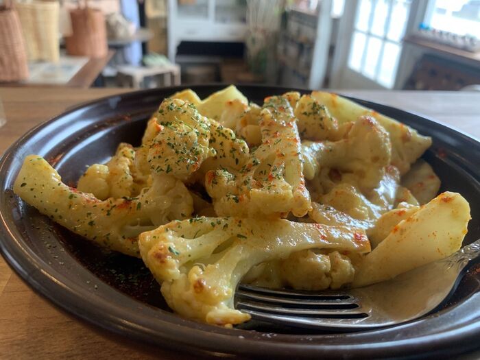 下茹で不要!カリフラワーのカレーマヨ炒め