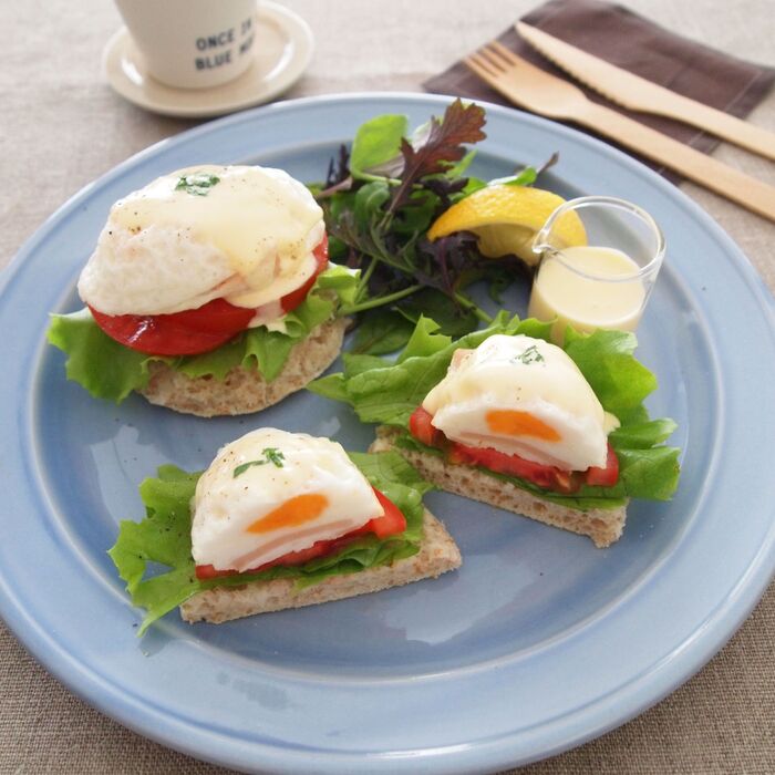 新生活応援!簡単ランチレシピ「簡単 ミニエッグベネディクト」