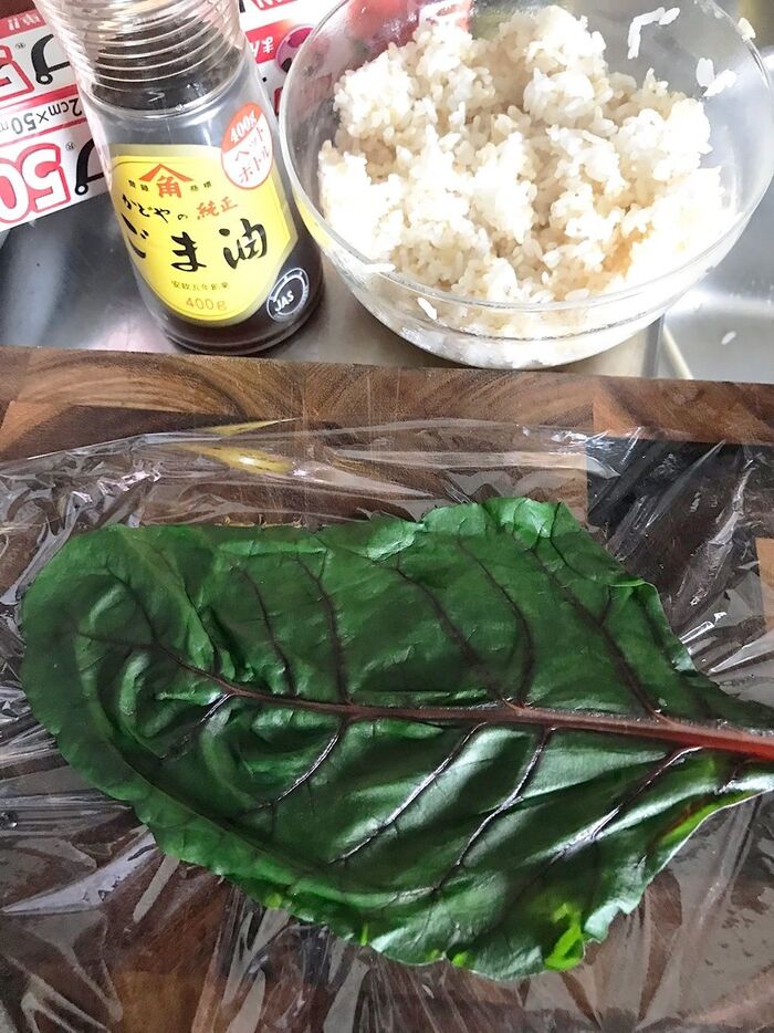 材料写真と作り方