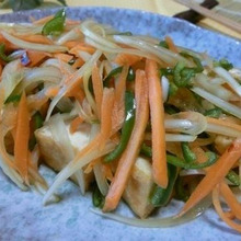 野菜をたっぷり食べられる♪ 厚揚げの南蛮漬け