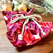 .°*手縫いでちくちく.°*大好きな布をたっぷり使ったお弁当袋.°*